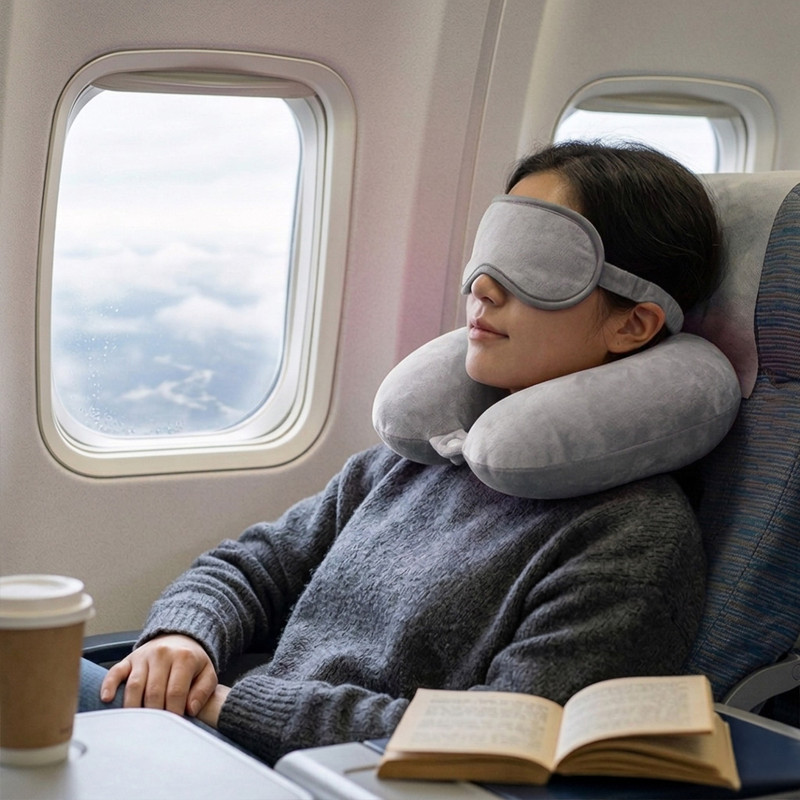 Pillow | Travel Neck with Eye Mask