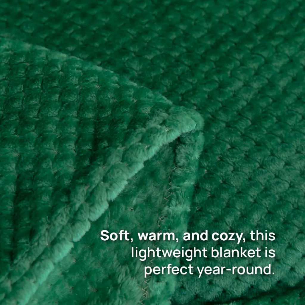 Snoozies Throw Blanket - Green.webp
