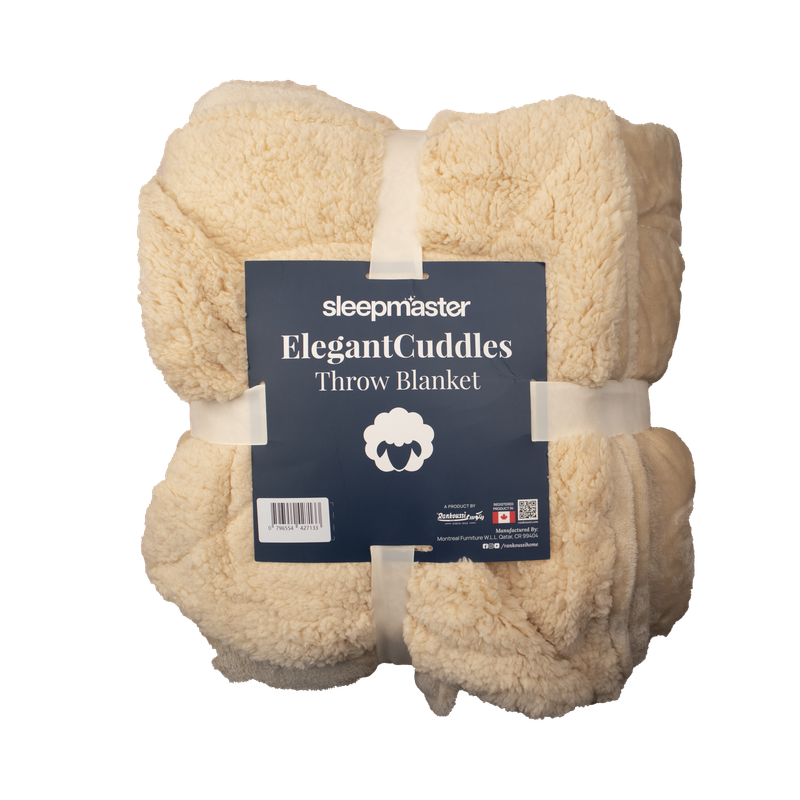 Throw Blanket | Elegant Cuddles Sherpa
