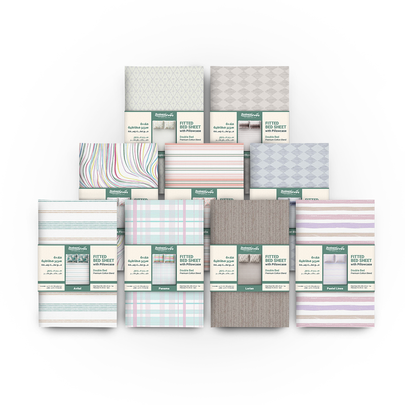 Fitted Bedsheet | Rankoussi Design with Pillow Case