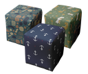 Bean Bag | Printed Cube Pouf