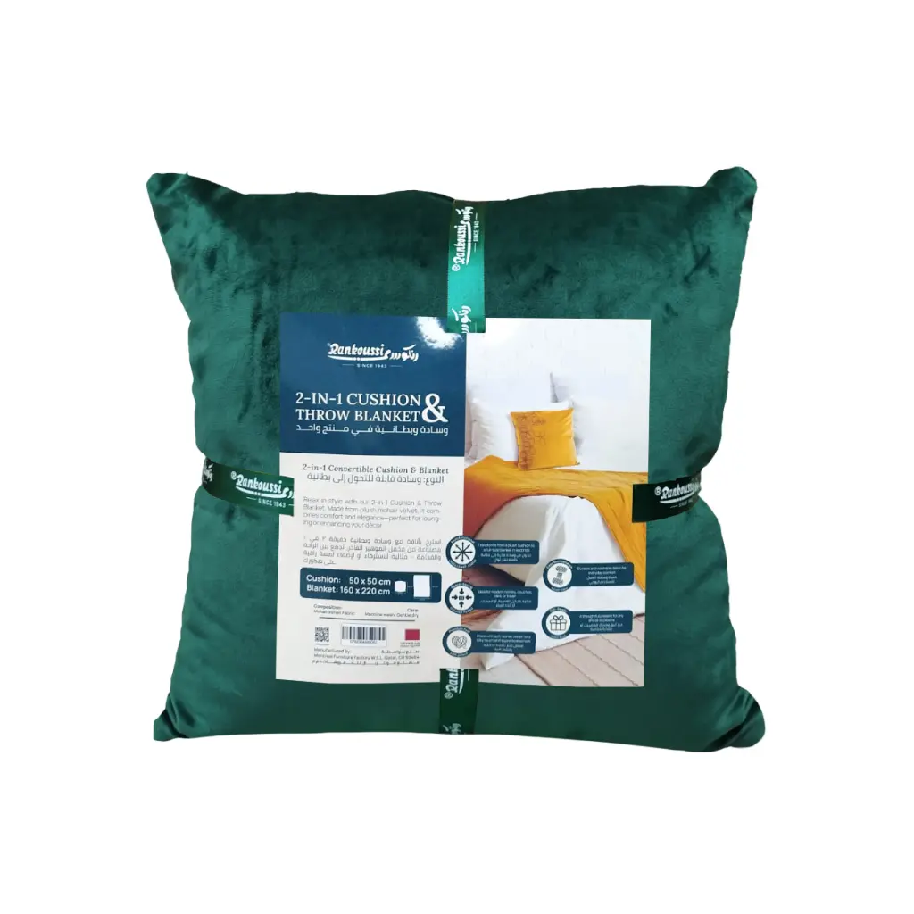 Cushion | 2 in 1 with Throw Blanket
